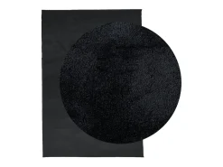 Alfombra de pelo corto OVIEDO negra 200x280 cm