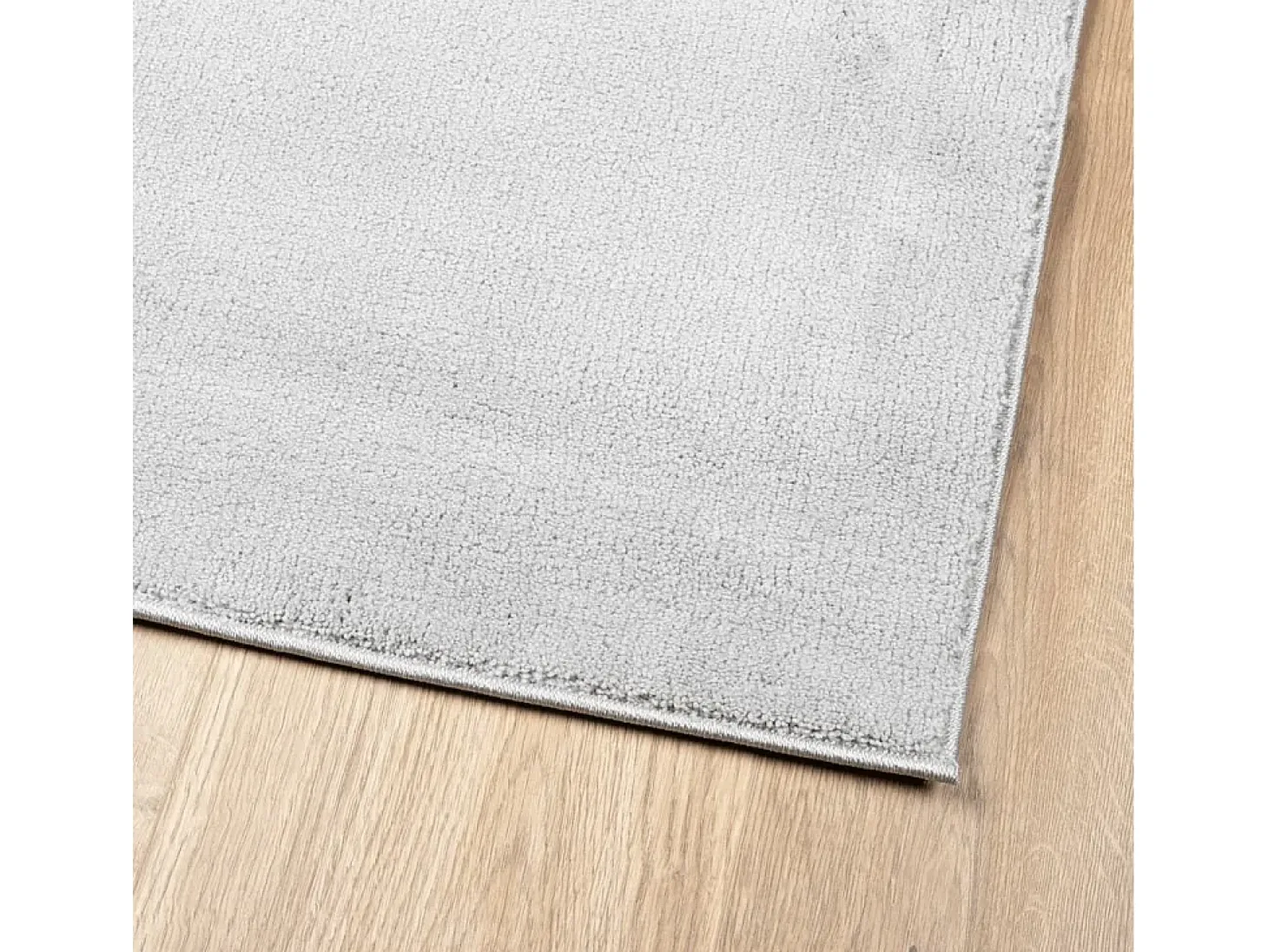 Alfombra de pelo corto OVIEDO gris 80x250 cm