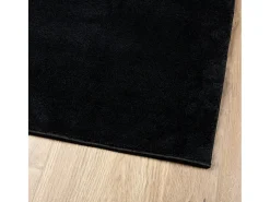 Alfombra de pelo corto OVIEDO negra 120x120 cm