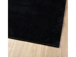 Alfombra de pelo corto OVIEDO negra 200x200 cm