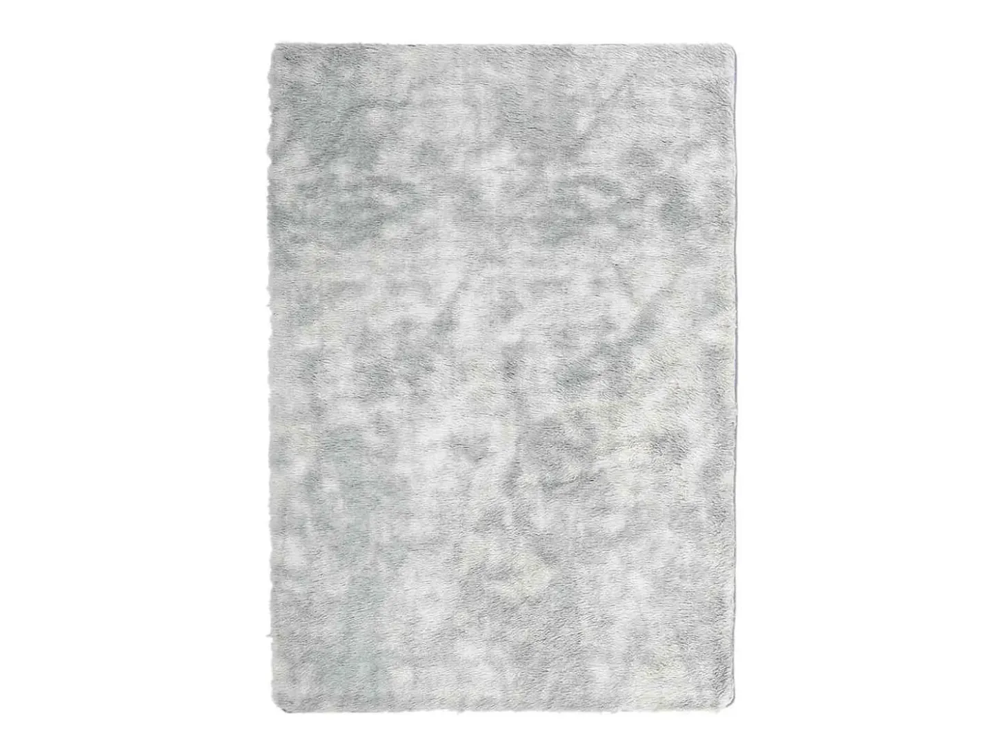 Alfombra de pelo largo gris plata NAVARRA 120x170 cm