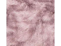 Alfombra de pelo largo NAVARRA rosa empolvado 160x160 cm
