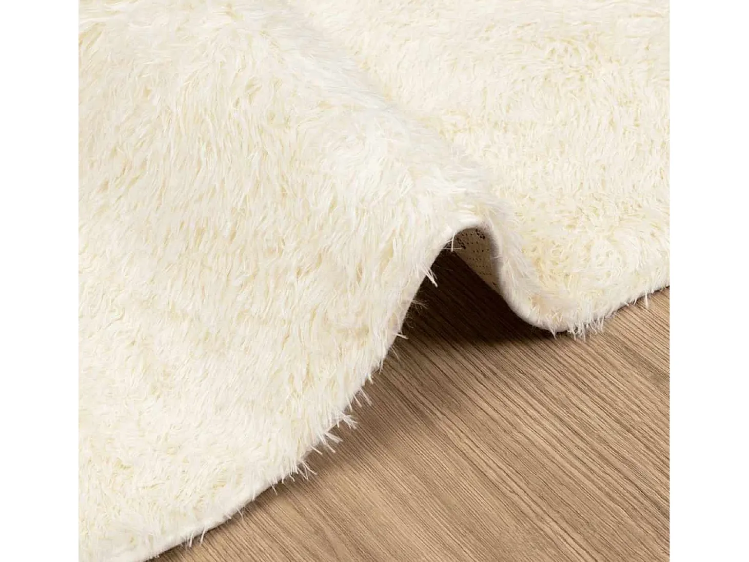 Alfombra de pelo largo NAVARRA crema 120x170 cm poliéster