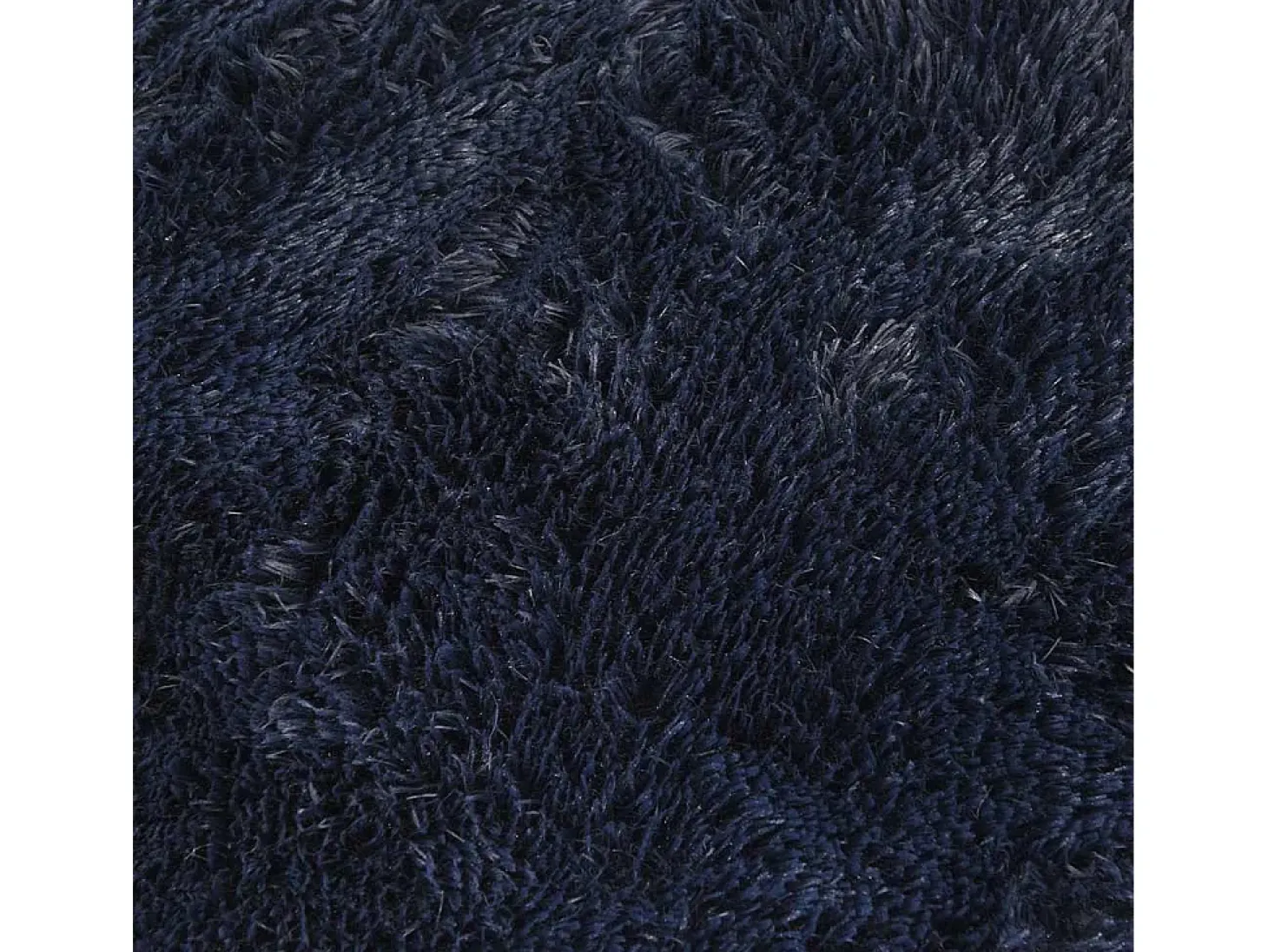 Alfombra de pelo largo NAVARRA azul marino 200x200 cm