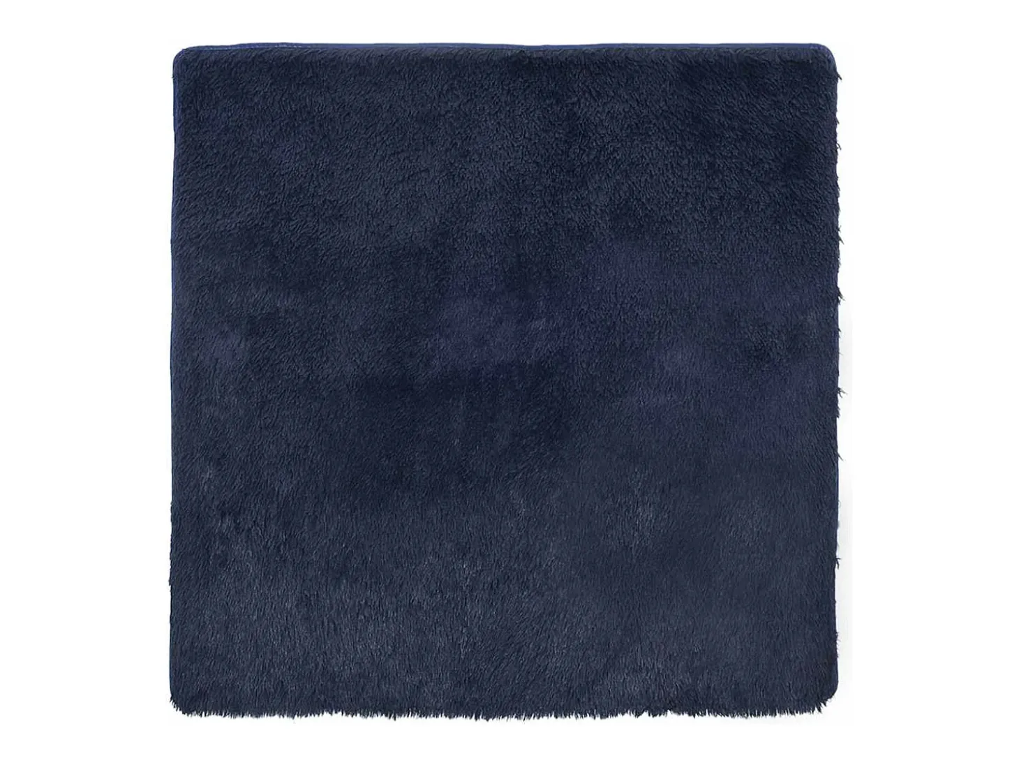 Alfombra de pelo largo NAVARRA azul marino 200x200 cm