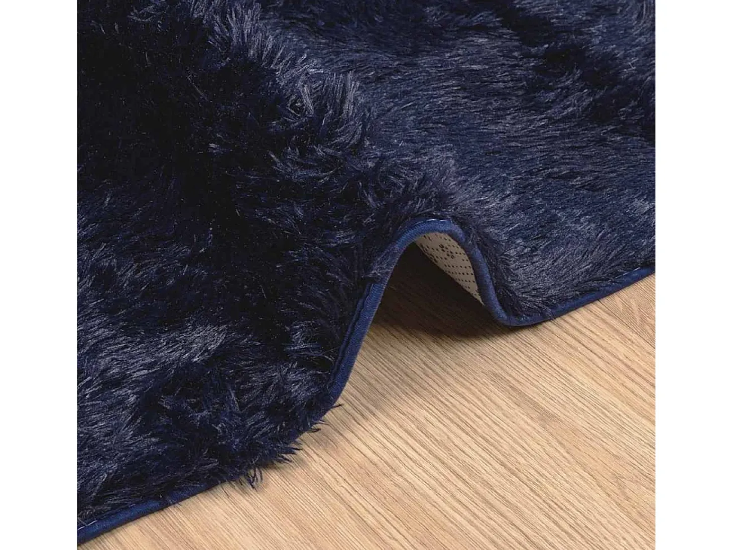 Alfombra de pelo largo NAVARRA azul marino 200x200 cm