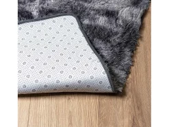 Alfombra de pelo largo NAVARRA gris oscuro 240x340 cm