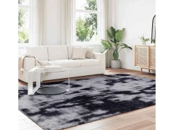 Alfombra de pelo largo NAVARRA gris oscuro 240x340 cm