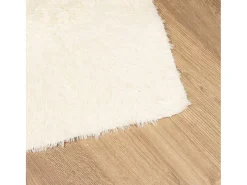 Alfombra de pelo largo NAVARRA color crema 240x340 cm poliéster