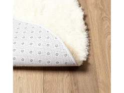 Alfombra de pelo largo NAVARRA crema 200x200 cm poliéster