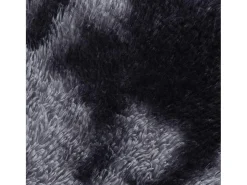 Alfombra de pelo largo NAVARRA gris oscuro 80x150 cm