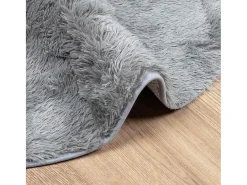 Alfombra de pelo largo NAVARRA gris claro 200x200 cm