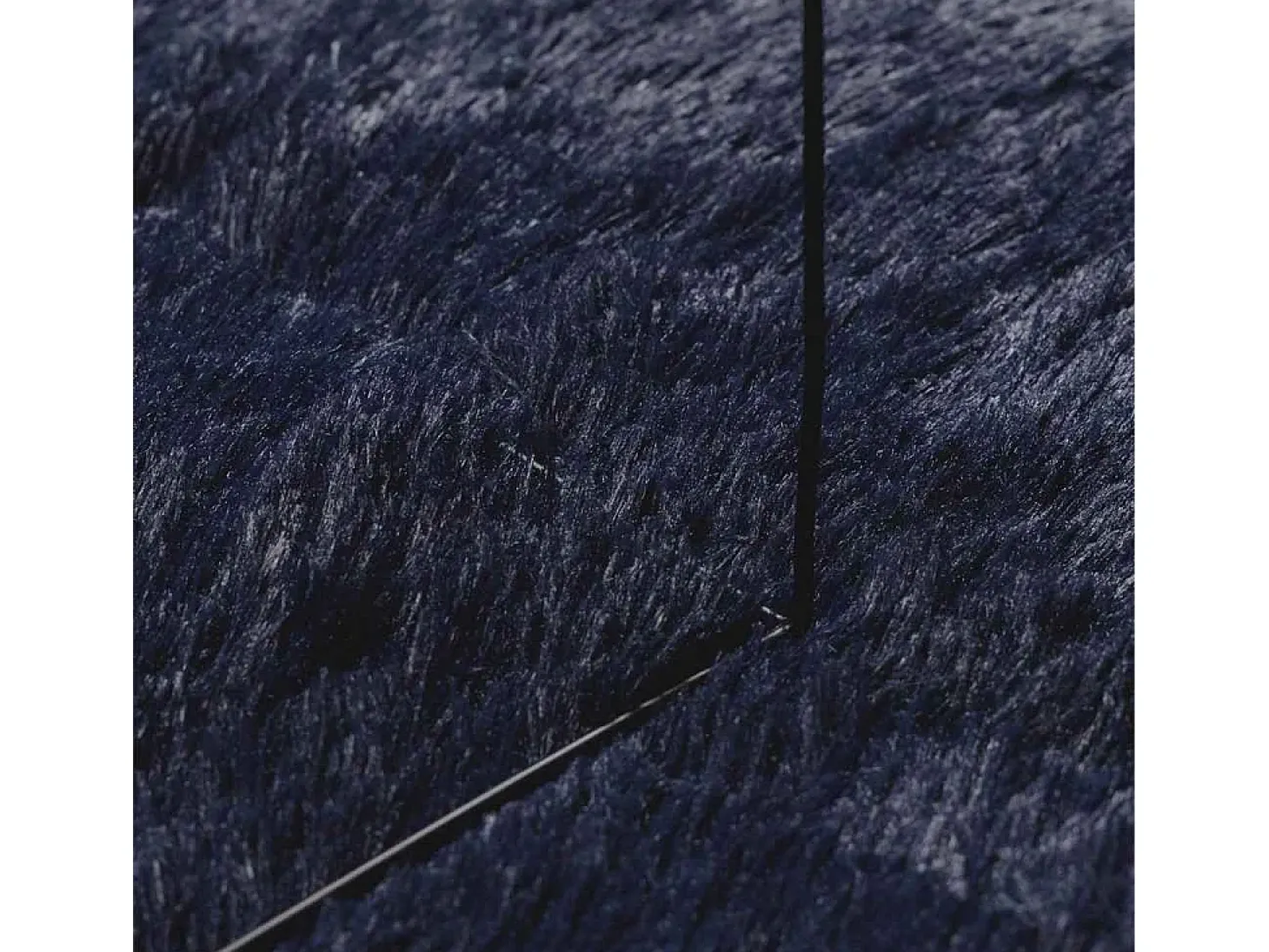 Alfombra de pelo largo NAVARRA azul marino 120x170 cm