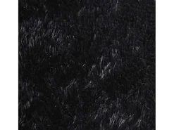 Alfombra de pelo largo negra NAVARRA 200x290 cm Poliéster