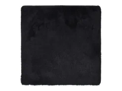 Alfombra de pelo largo negra NAVARRA 200x200 cm poliéster