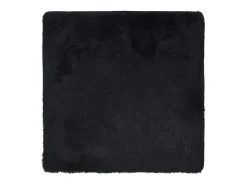 Alfombra de pelo largo negra NAVARRA 240x240 cm poliéster