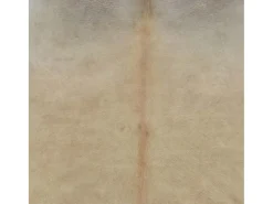 Alfombra de piel de vaca auténtica 150 x 170 cm beige