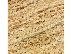 Alfombra de yute natural hecha a mano 80x160 cm