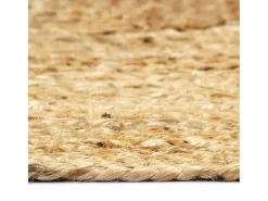 Alfombra de yute natural hecha a mano 80x160 cm