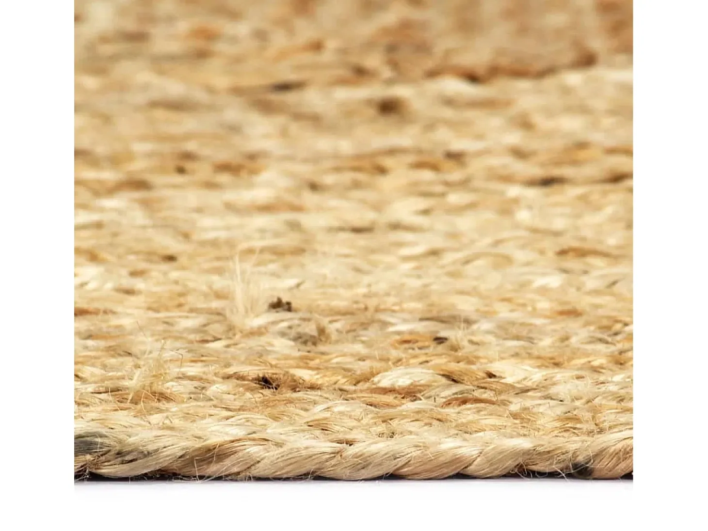 Alfombra de yute natural hecha a mano 120x180 cm