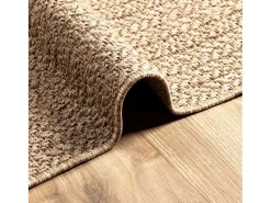 Alfombra efecto yute de 120x170 cm, para interior y exterior