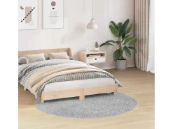 Alfombra Gris 160 x 160 cm Polipropileno