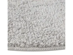 Alfombra Gris 160 x 160 cm Polipropileno