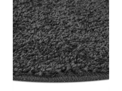 Alfombra gris oscuro 120 x 120 cm Polipropileno