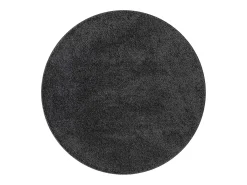 Alfombra gris oscuro 120 x 120 cm Polipropileno