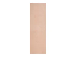 Alfombra HUARTE de pelo corto suave lavable rojo claro 80x250 cm
