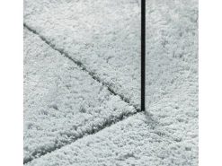 Alfombra HUARTE de pelo corto suave y lavable azul 140x200 cm