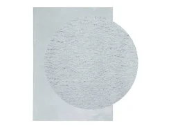 Alfombra HUARTE de pelo corto suave y lavable azul 140x200 cm