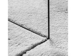 Alfombra HUARTE de pelo corto suave y lavable en gris 200x280 cm