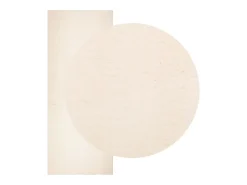 Alfombra HUARTE de pelo corto suave y lavable beige 80x200 cm