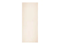 Alfombra HUARTE de pelo corto suave y lavable beige 80x200 cm