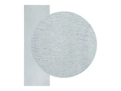 Alfombra HUARTE de pelo corto suave y lavable azul 80x250 cm