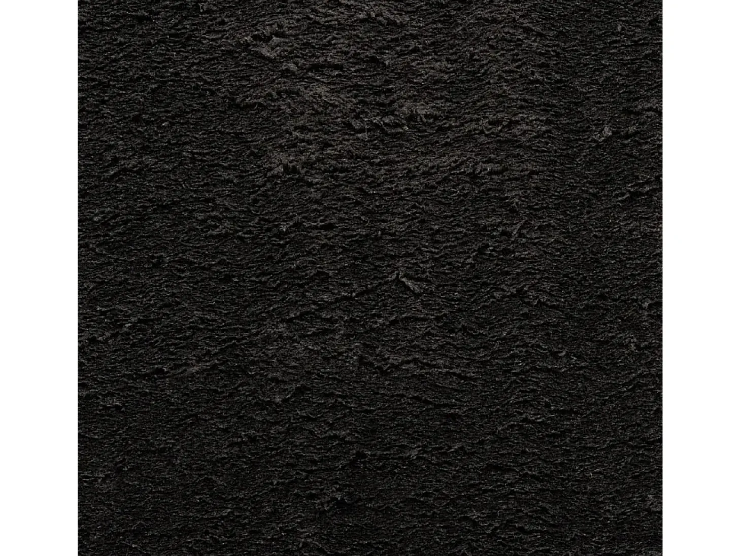 Alfombra HUARTE de pelo corto suave y lavable negra 160x230 cm