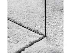 Alfombra HUARTE de pelo corto suave y lavable en gris 160x230 cm
