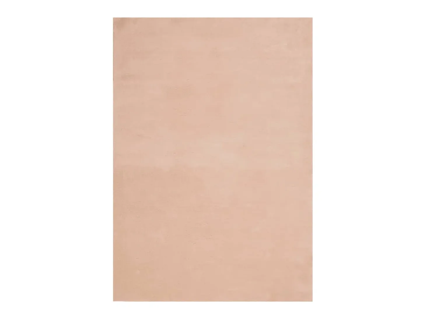 Alfombra HUARTE de pelo corto suave lavable rojo claro 160x230 cm