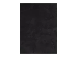Alfombra HUARTE de pelo corto suave y lavable negra 200x280 cm