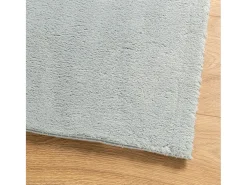 Alfombra HUARTE de pelo corto suave y lavable azul 160x230 cm