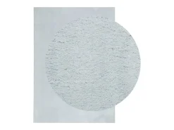 Alfombra HUARTE de pelo corto suave y lavable azul 160x230 cm