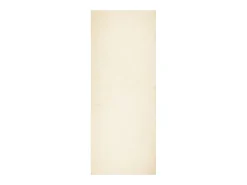 Alfombra HUARTE de pelo corto suave y lavable color crema 80x200 cm
