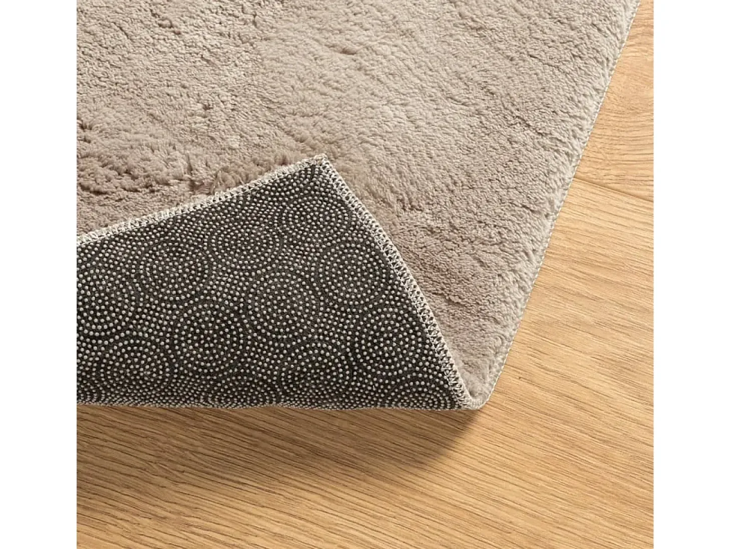 Alfombra HUARTE de pelo corto suave y lavable arena 160x230 cm