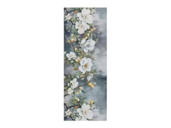 Alfombra interior - dibujos con flores - multicolor - 52 x 100 cm - RICCI