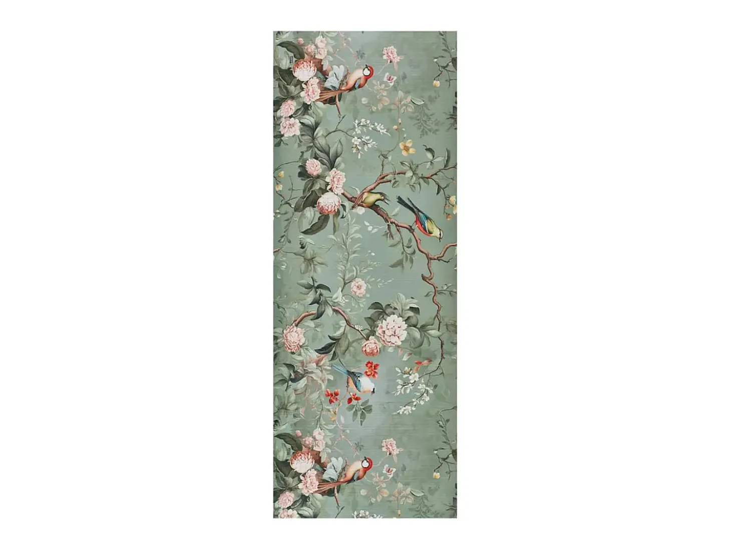 Alfombra interior - dibujos con flores - multicolor - 52 x 100 cm - RICCI