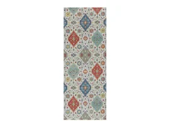Alfombra interior - diseños bohemios - multicolor - 52 x 100 cm - RICCI