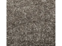 Alfombra ISTAN de pelo largo, aspecto gris brillante, 140x200 cm