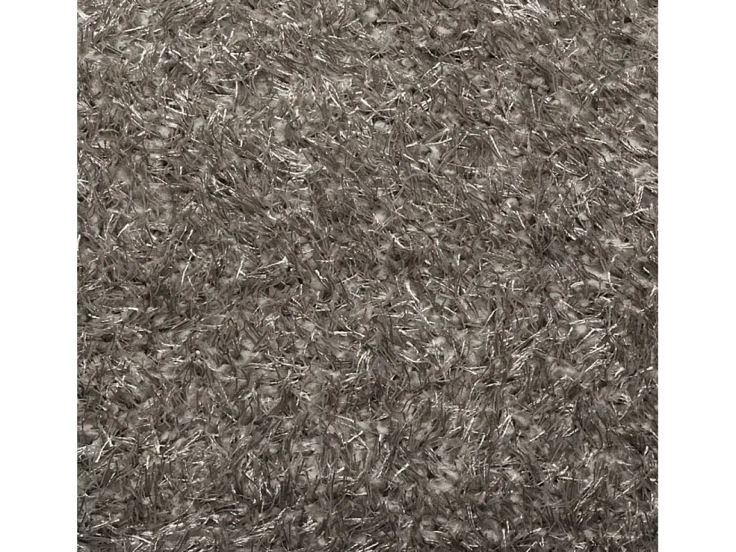 Alfombra ISTAN de pelo largo, aspecto gris brillante, 160x230 cm