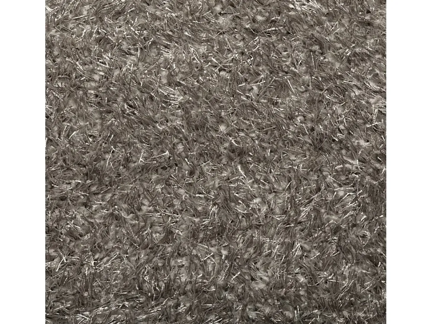 Alfombra ISTAN de pelo largo, aspecto gris brillante, 120x170 cm